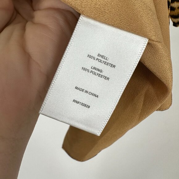 NWT Lovers + Friends Ajax Mini Dress Cheetah Leopard Print XS - Picture 9 of 11